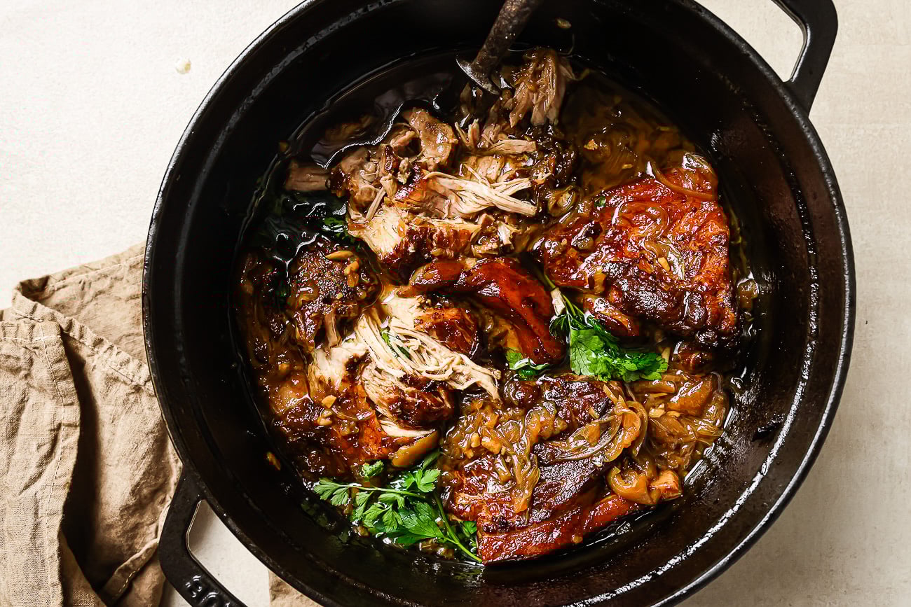 Achieve Melt-in-Your-Mouth Apple Cider Braised Pork Shoulder